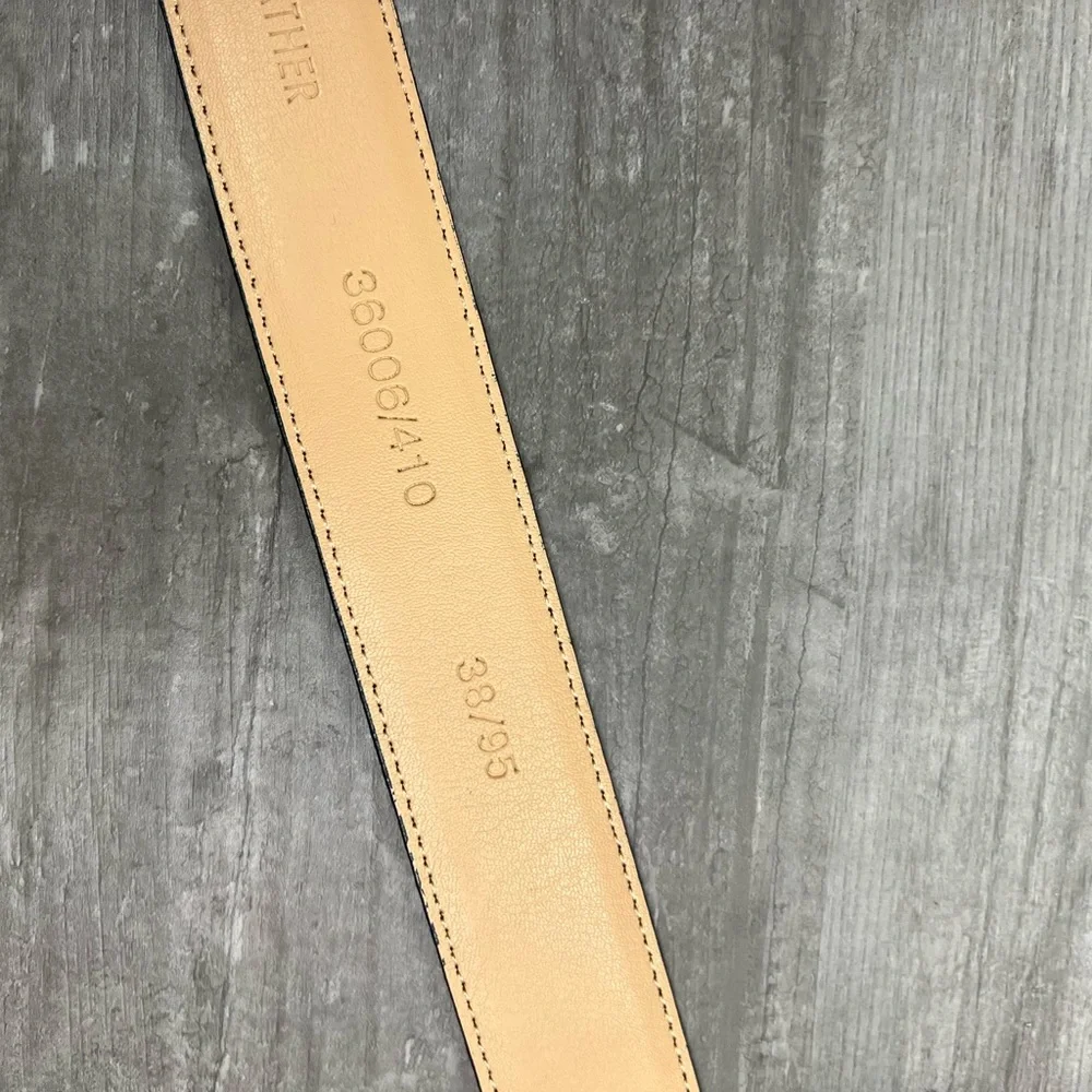 Tallia Navy Blue Leather Belt 38 - Picture 6 of 7